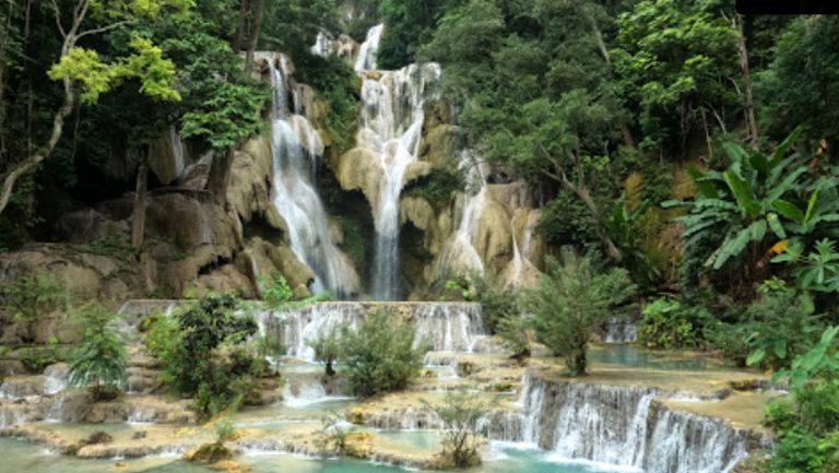 Kuangsi falls in Luangprabang