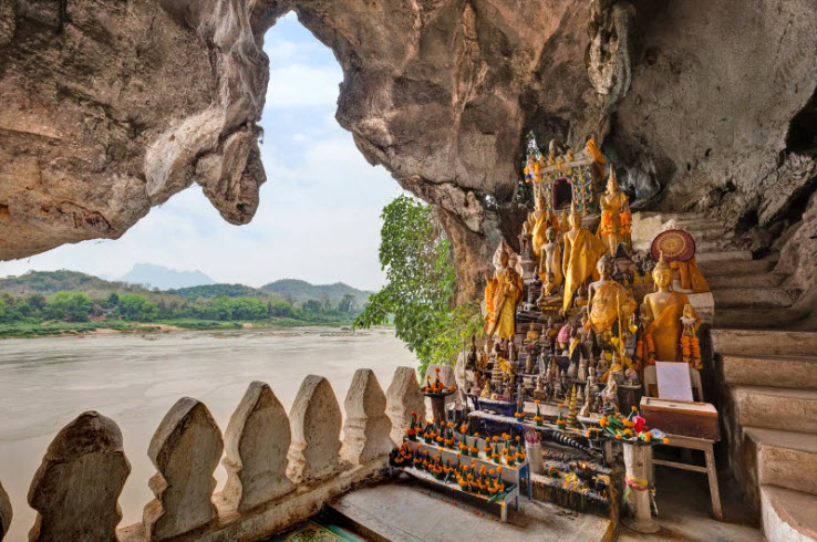 Pak Ou Cave - Mekong river cruise